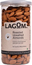 Load image into Gallery viewer, Lagom Roasted Unsalted Almonds