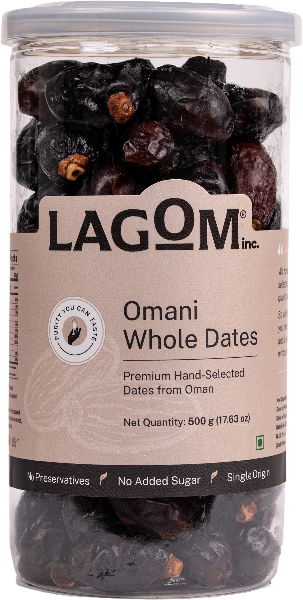 Lagom Omani Whole Dates