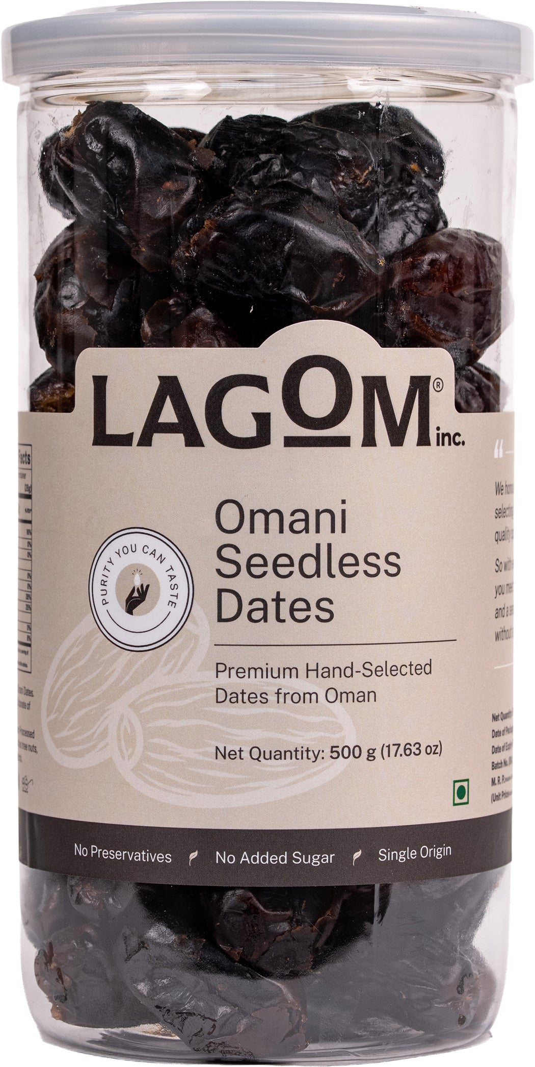 Lagom Omani Seedless Dates
