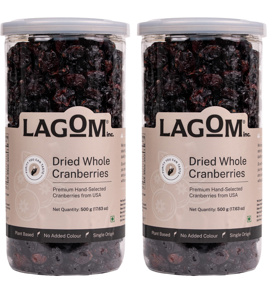 Lagom Dried Whole Cranberries