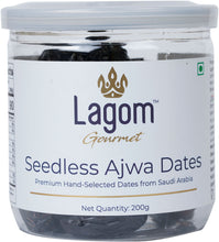 Load image into Gallery viewer, Lagom Gourmet Seedless Saudi Madina Ajwa Dates