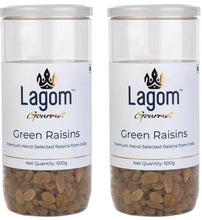 Load image into Gallery viewer, Lagom Gourmet Seedless Green Raisins (Kishmish)