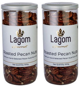 Lagom Gourmet Roasted Unsalted Pecan Nut Kernels