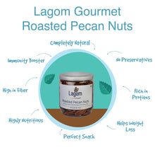 Load image into Gallery viewer, Lagom Gourmet Roasted Unsalted Pecan Nut Kernels