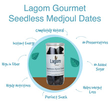 Load image into Gallery viewer, Lagom Gourmet Seedless Saudi Madina Ajwa Dates