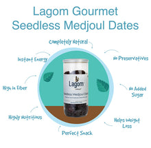 Load image into Gallery viewer, Lagom Gourmet Seedless Jumbo Medjoul Dates (Khajoor)