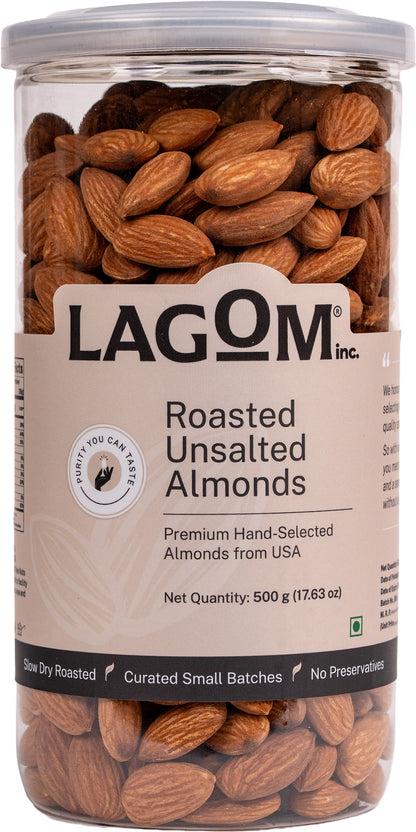 Lagom Roasted Unsalted Almonds
