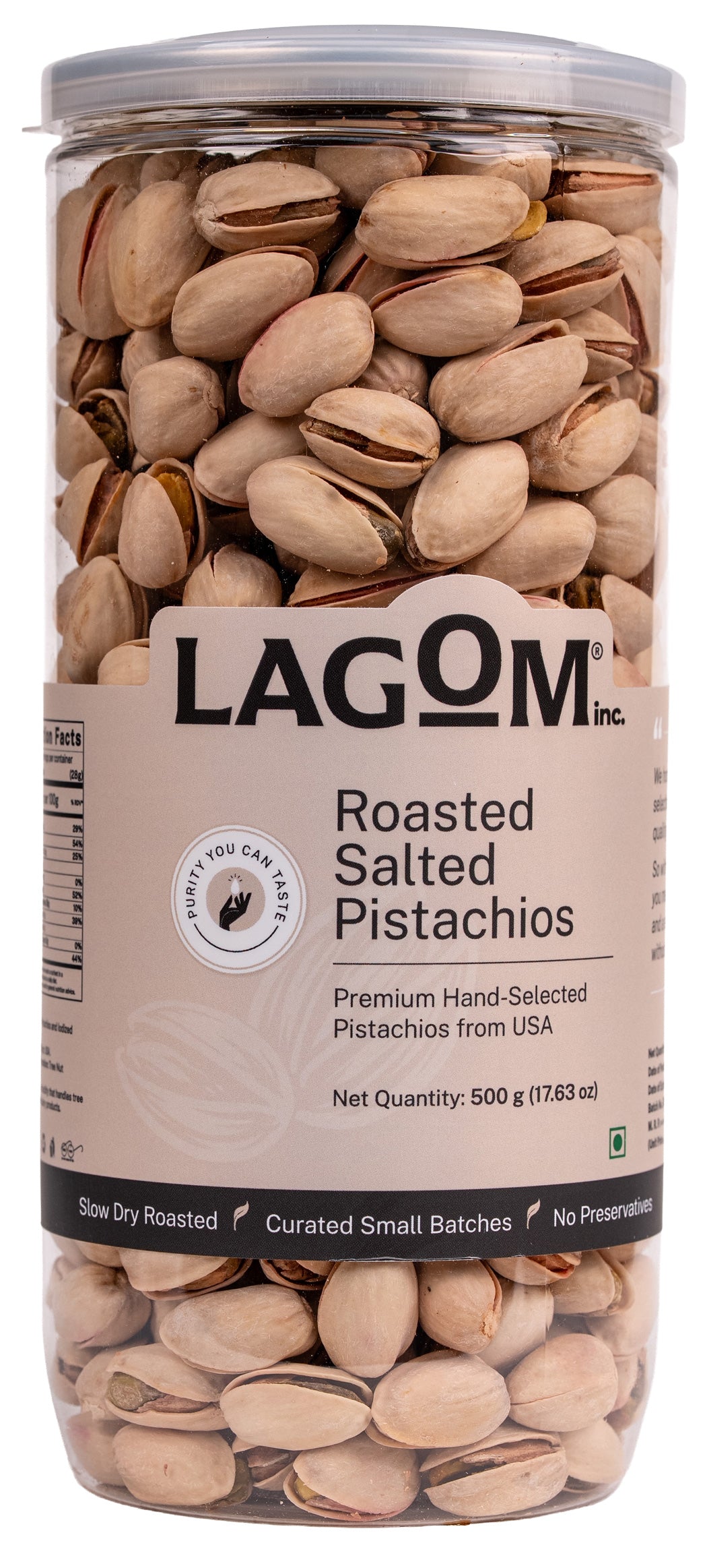 Lagom Roasted Salted Pistachios