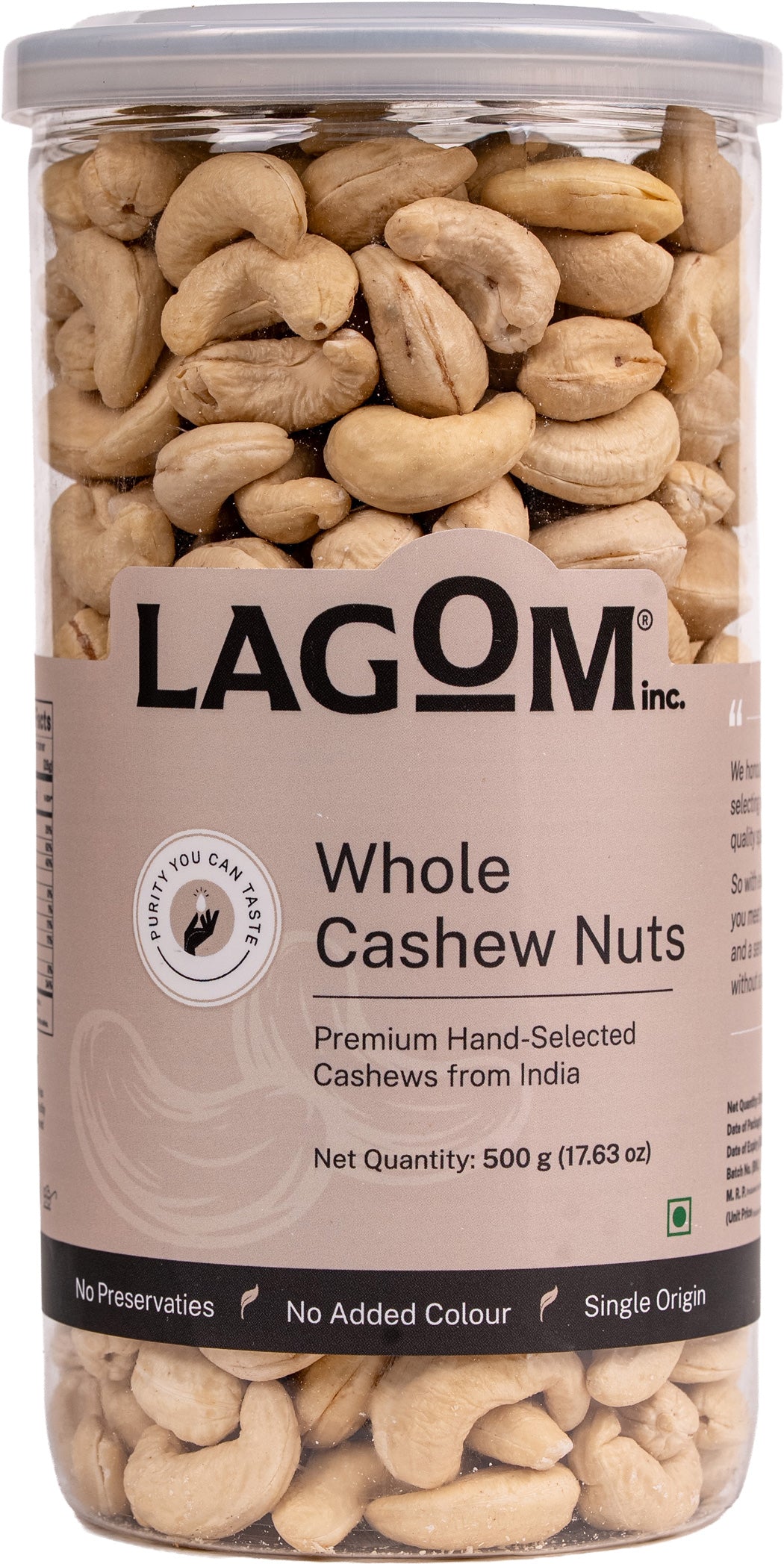 Lagom Whole Cashew Nuts