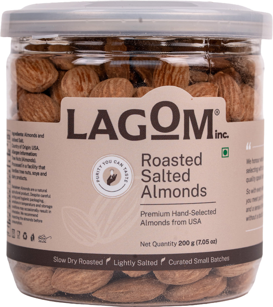 Lagom Roasted Salted Almonds