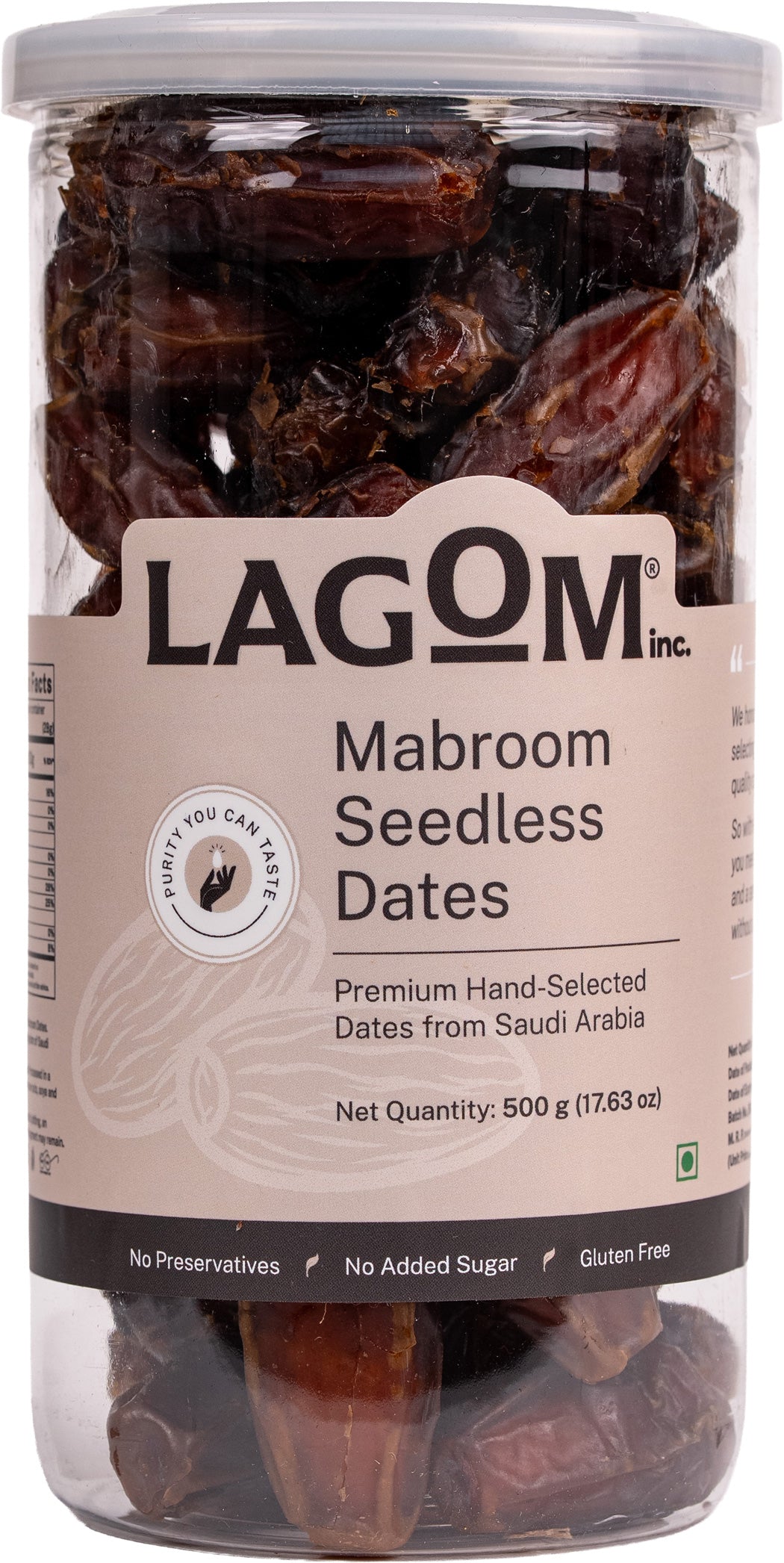 Lagom Mabroom Seedless Dates
