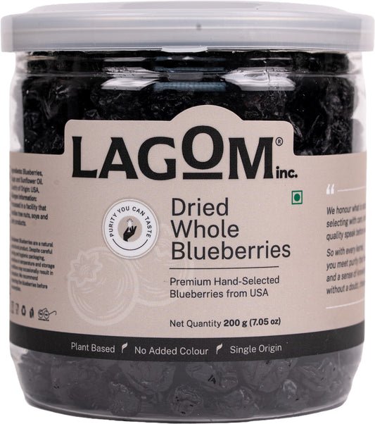 Lagom Dried Whole Blueberries