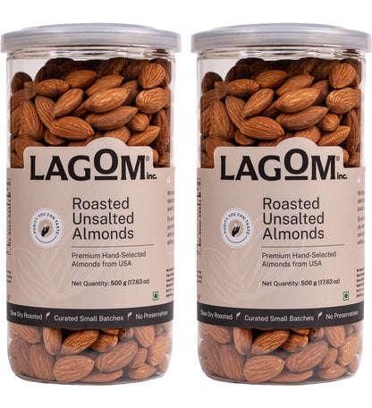 Lagom Roasted Unsalted Almonds
