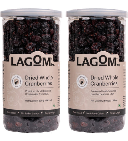 Lagom Dried Whole Cranberries