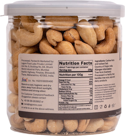 Lagom Roasted Salted Cashew Nuts