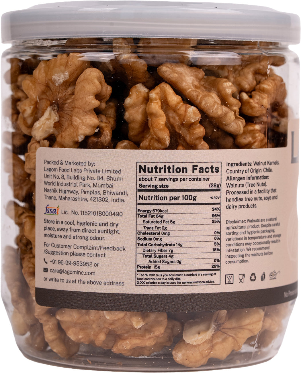 Lagom Walnut Kernels