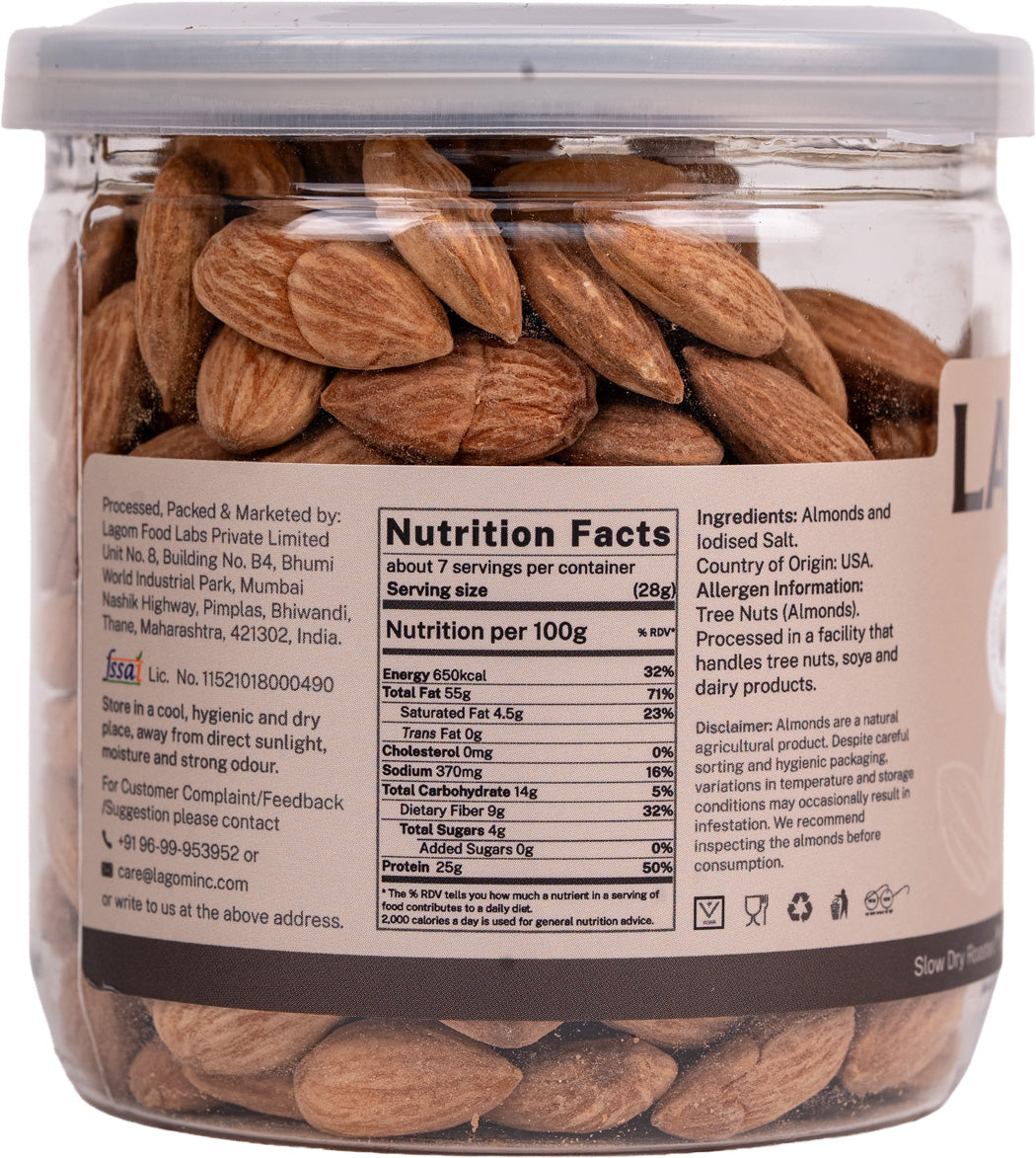 Lagom Roasted Salted Almonds