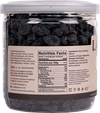 Lagom Black Seedless Raisins