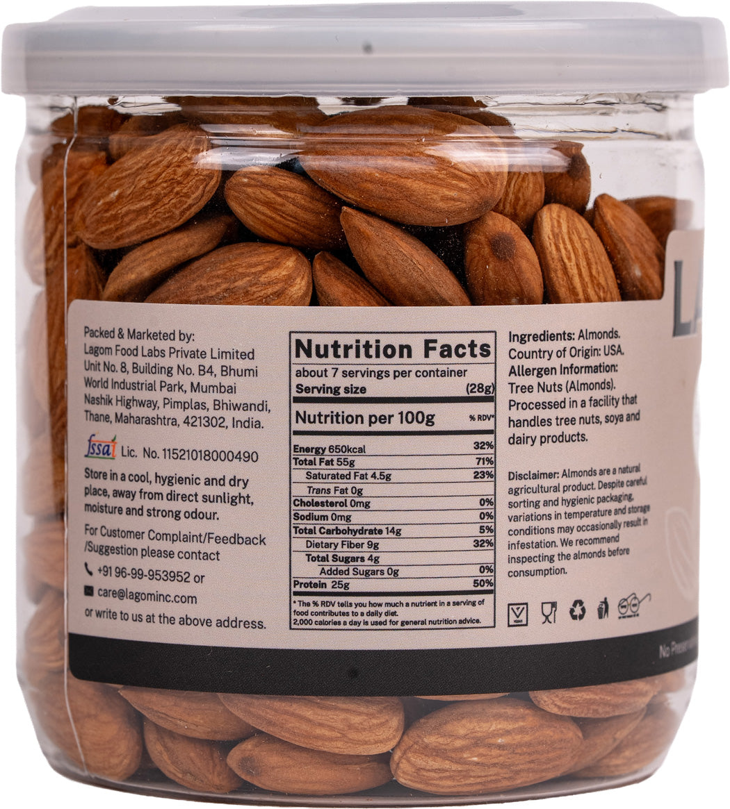 Lagom CaliforniaWhole Almonds