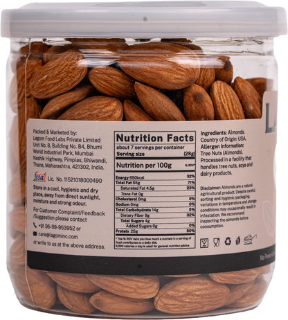 Lagom CaliforniaWhole Almonds