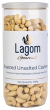 Load image into Gallery viewer, Lagom Gourmet Roasted Unsalted Indian Cashew Nuts (Kaju)
