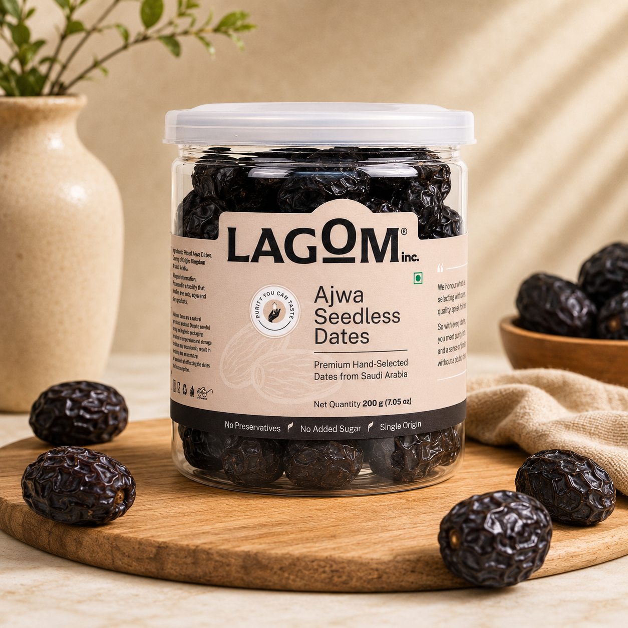 Lagom Ajwa Seedless Dates