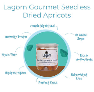 Lagom Gourmet Turkish Dried Apricots (Khubaanee)