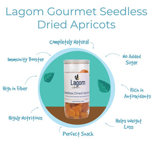 Lagom Gourmet Turkish Dried Apricots (Khubaanee)