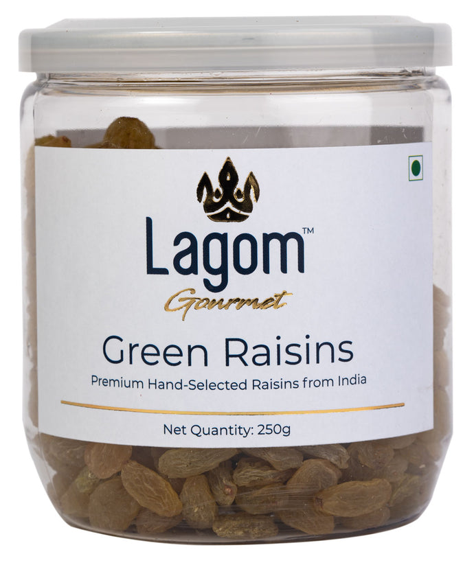 Lagom Gourmet Seedless Green Raisins (Kishmish)