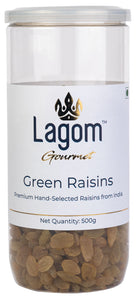 Lagom Gourmet Seedless Green Raisins (Kishmish)