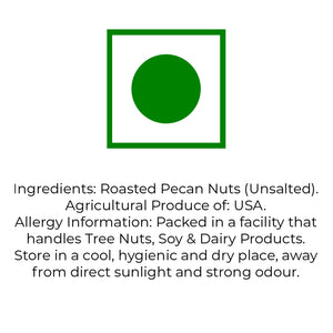 Lagom Gourmet Roasted Unsalted Pecan Nut Kernels