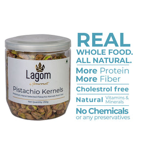 Lagom Gourmet Roasted Unsalted Pistachio Kernels (Pista Magaz)