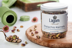 Lagom Gourmet Roasted Unsalted Pistachio Kernels (Pista Magaz)