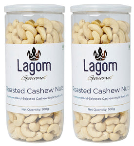 Lagom Gourmet Roasted & Salted Indian Cashew Nuts (Kaju)