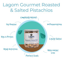 Load image into Gallery viewer, Lagom Gourmet Roasted &amp; Salted Irani Pistachios (Pista)
