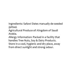 Load image into Gallery viewer, Lagom Gourmet Seedless Saudi Safawi Dates
