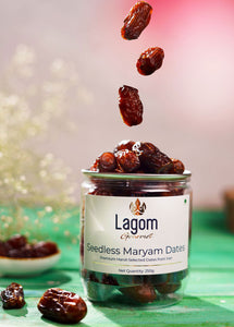 Lagom Gourmet Seedless Irani Piarom Maryam Dates (Khajoor)